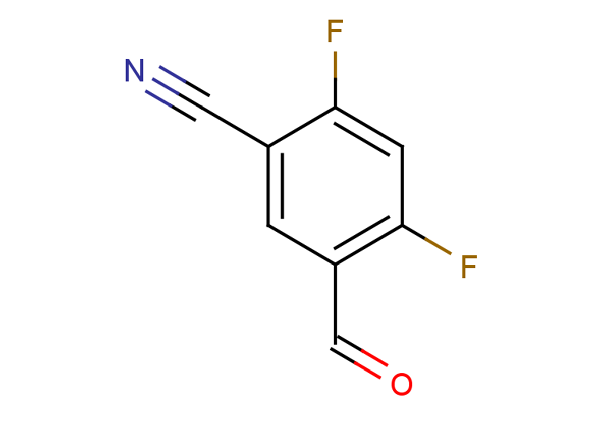 2,4-difluoro-5-formylbenzonitrile