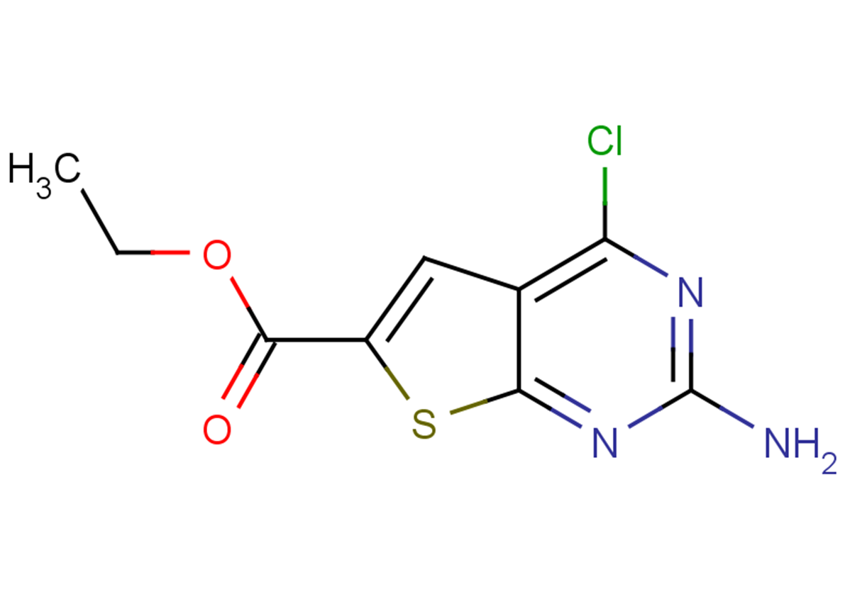 ethyl 2-amino-4-chlorothieno[2,3-d]pyrimidine-6-carboxylate