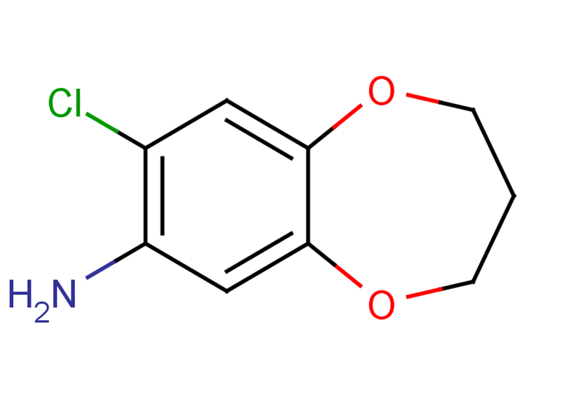 8-chloro-3,4-dihydro-2H-1,5-benzodioxepin-7-amine