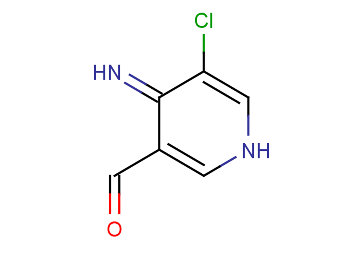 5-chloro-4-imino-1,4-dihydropyridine-3-carbaldehyde