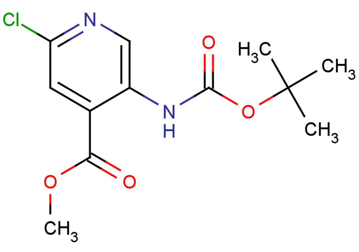 methyl 5-{[(tert-butoxy)carbonyl]amino}-2-chloropyridine-4-carboxylate