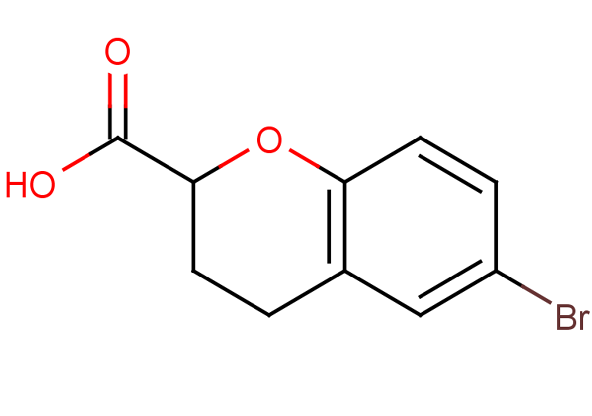 6-bromo-3,4-dihydro-2H-1-benzopyran-2-carboxylic acid