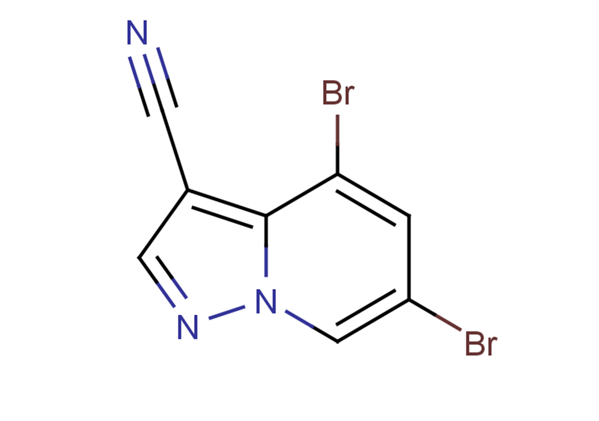 4,6-dibromopyrazolo[1,5-a]pyridine-3-carbonitrile
