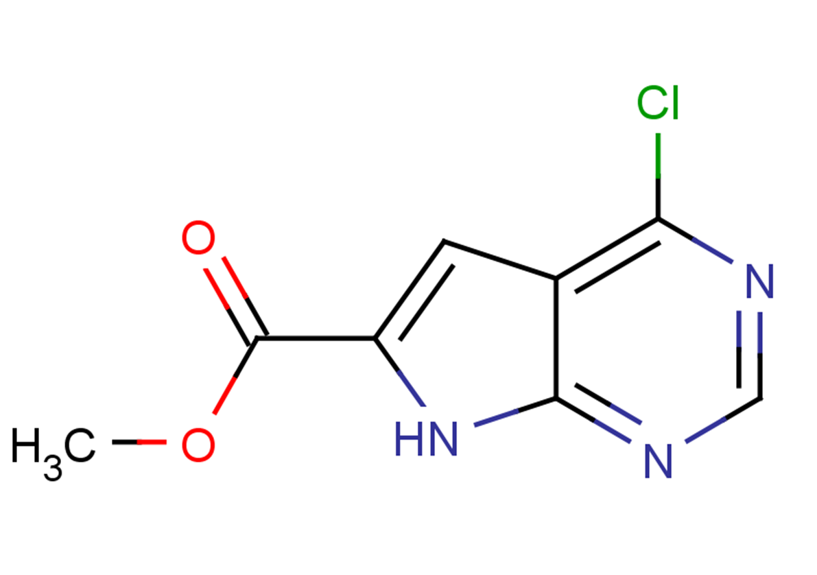 methyl 4-chloro-7H-pyrrolo[2,3-d]pyrimidine-6-carboxylate