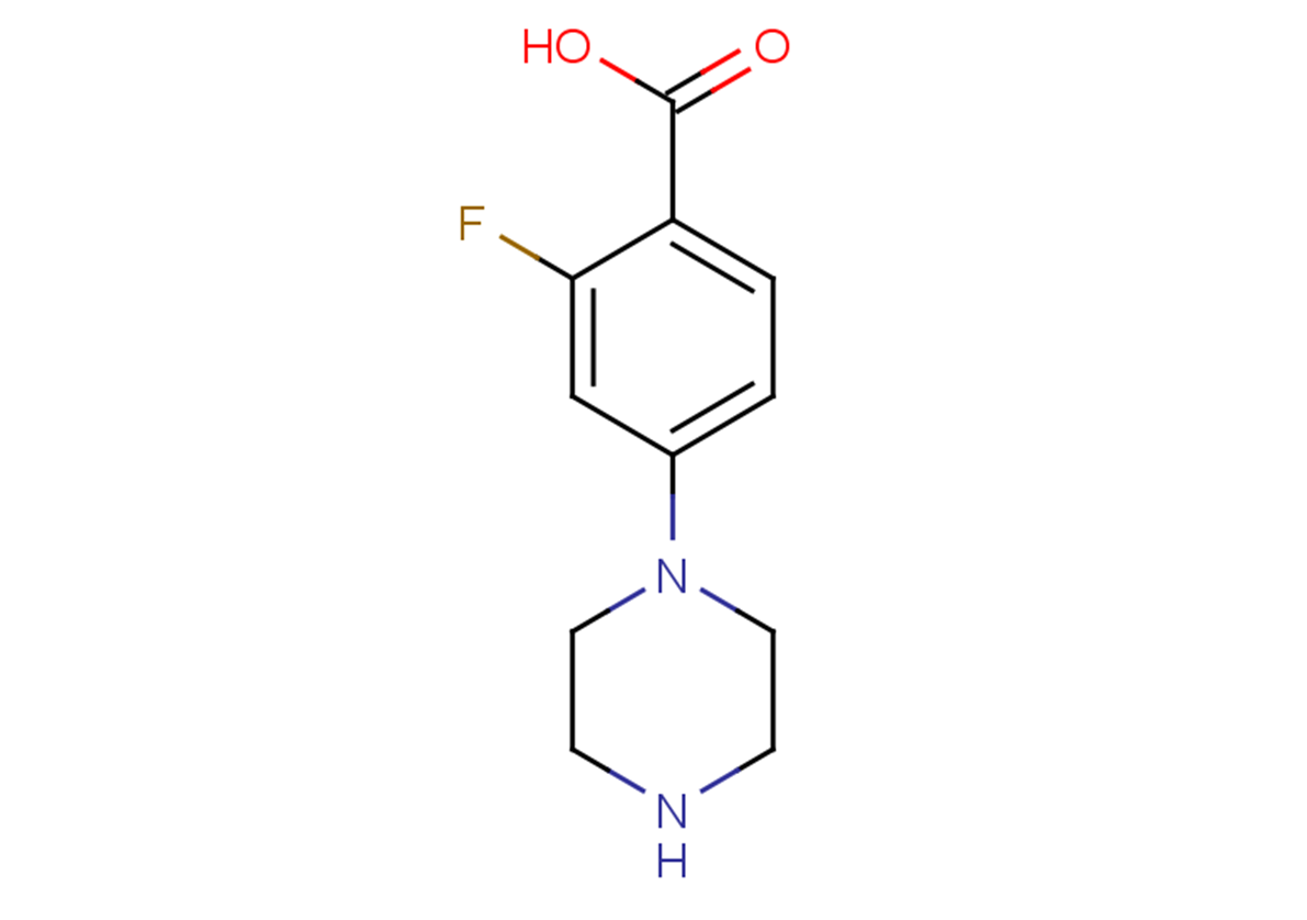 2-fluoro-4-(piperazin-1-yl)benzoic acid