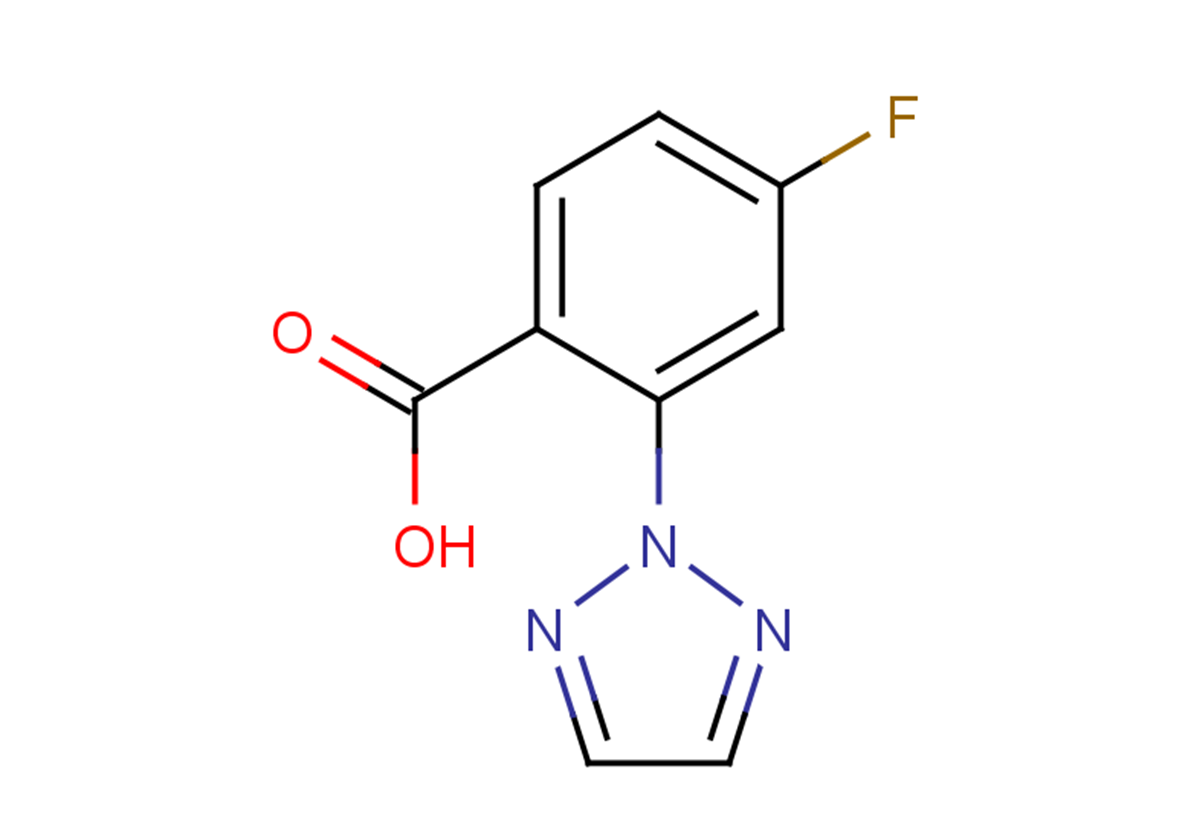 4-fluoro-2-(2H-1,2,3-triazol-2-yl)benzoic acid
