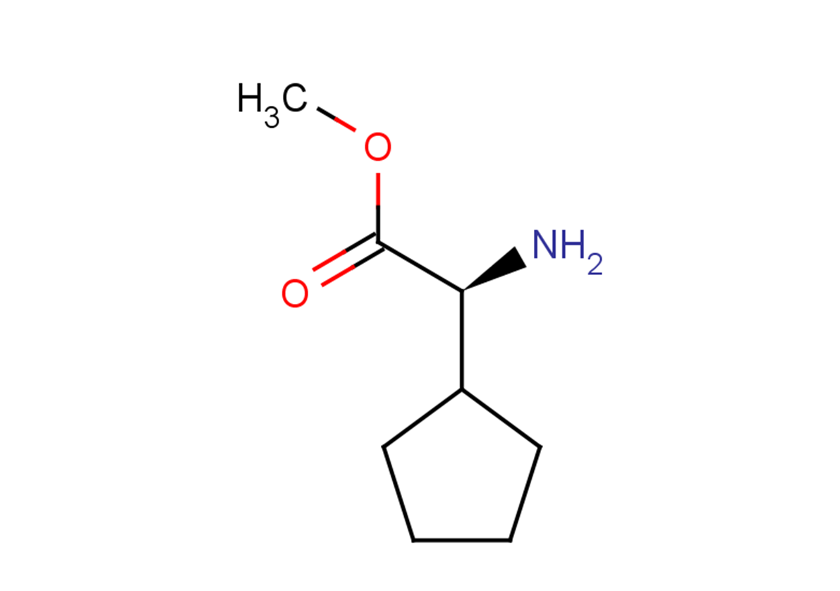 methyl (2S)-2-amino-2-cyclopentylacetate