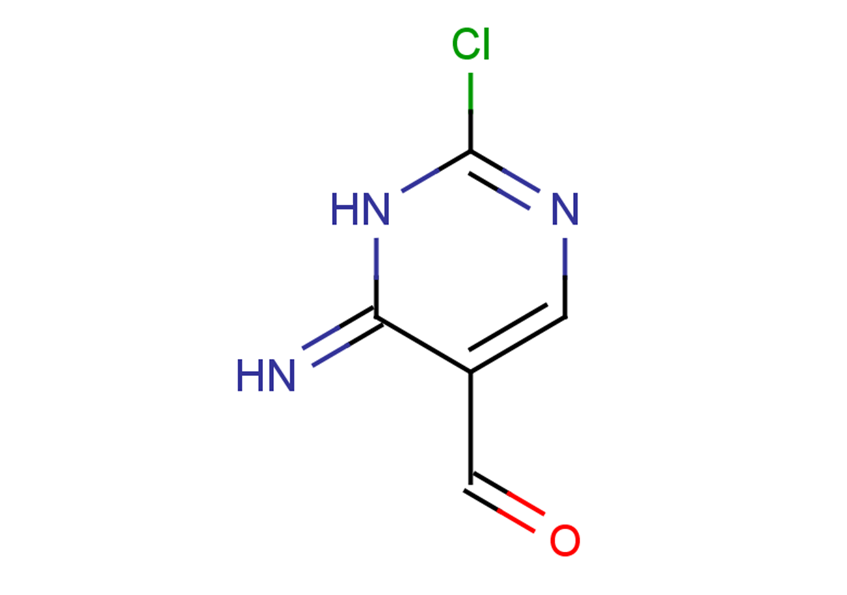 2-chloro-6-imino-1,6-dihydropyrimidine-5-carbaldehyde