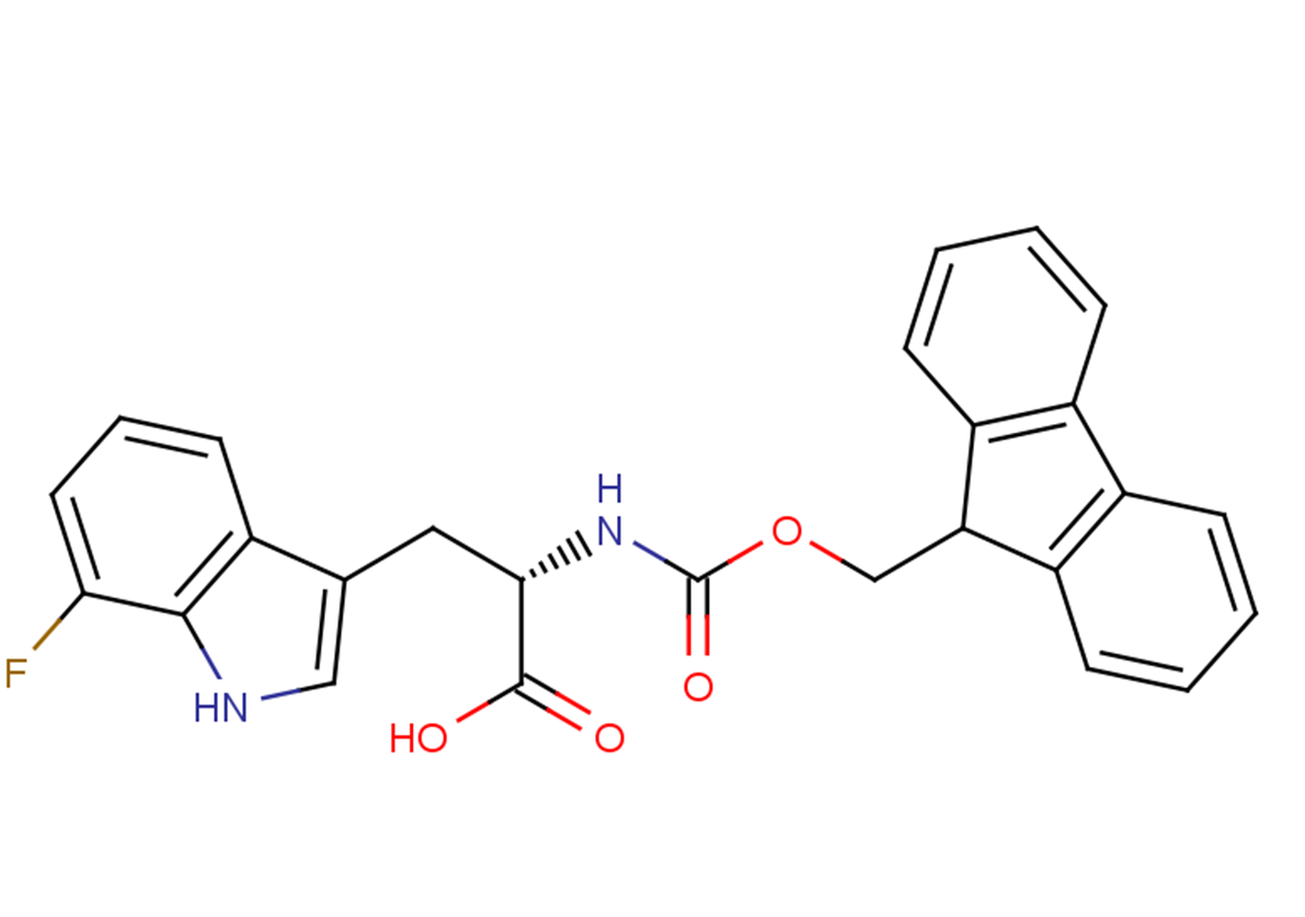 (2S)-2-{[(9H-fluoren-9-ylmethoxy)carbonyl]amino}-3-(7-fluoro-1H-indol-3-yl)propanoic acid