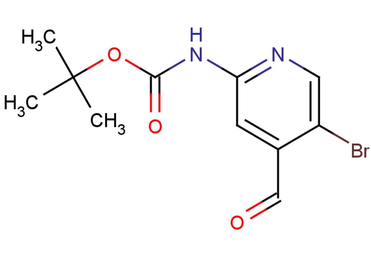 tert-butyl N-(5-bromo-4-formylpyridin-2-yl)carbamate