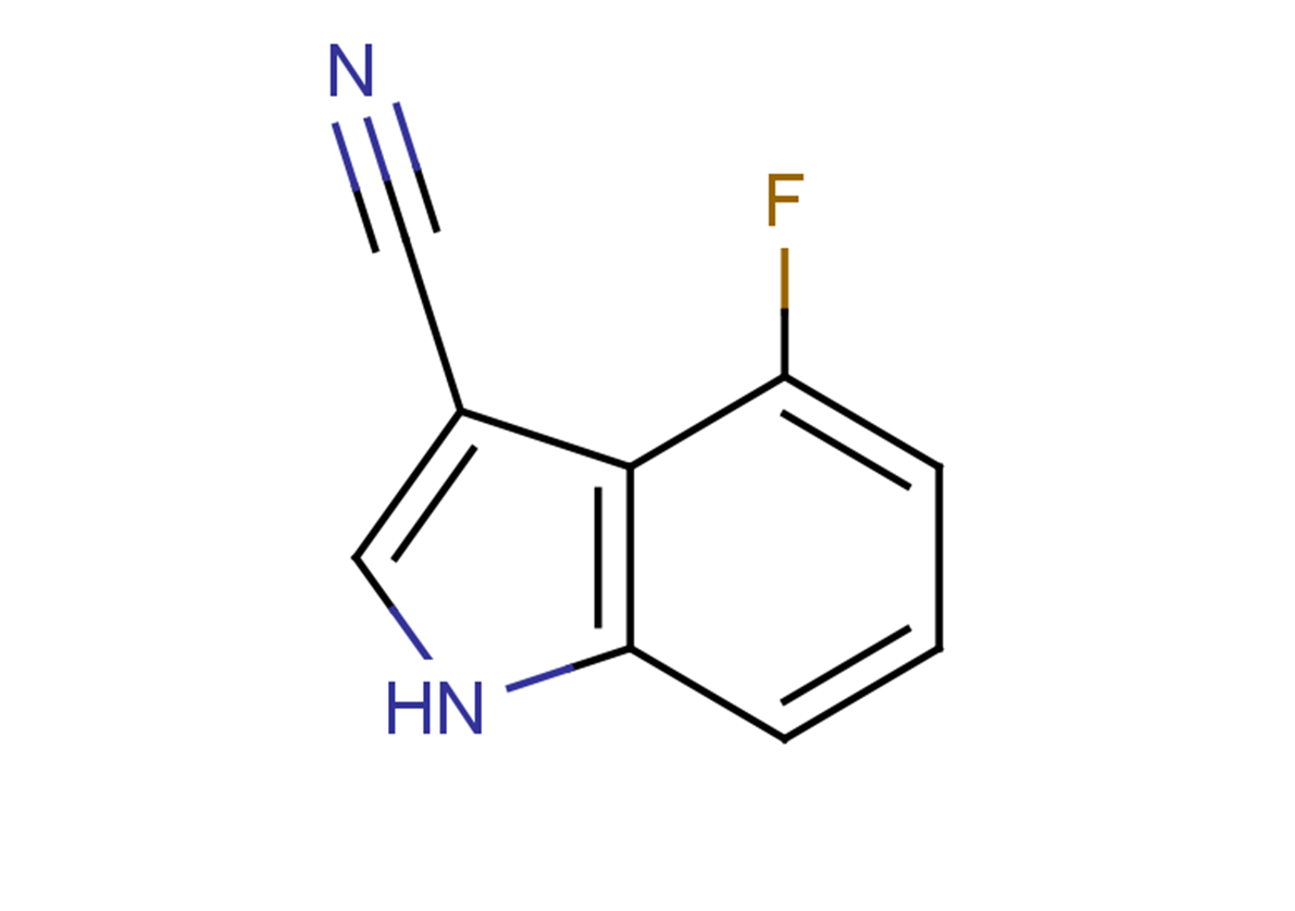 4-fluoro-1H-indole-3-carbonitrile