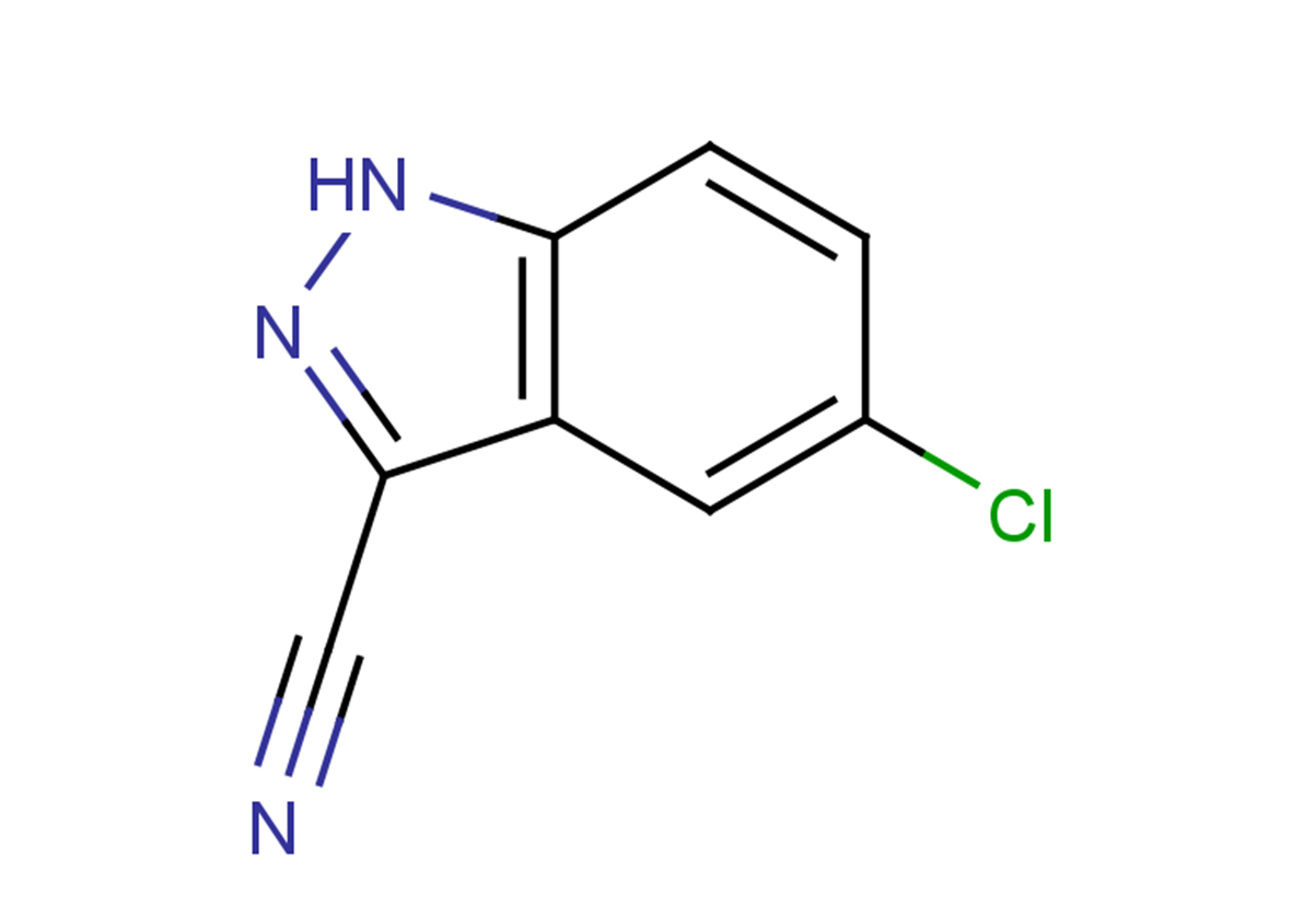 5-chloro-1H-indazole-3-carbonitrile