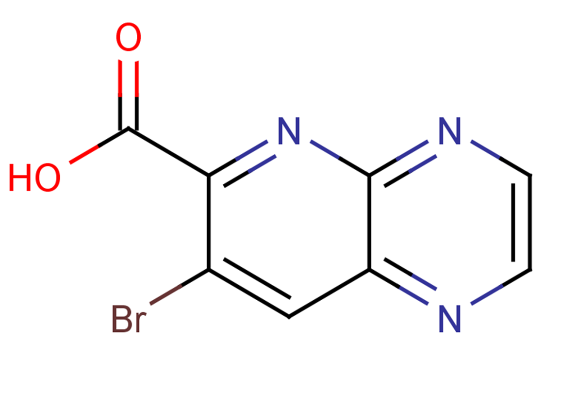 7-bromopyrido[2,3-b]pyrazine-6-carboxylic acid