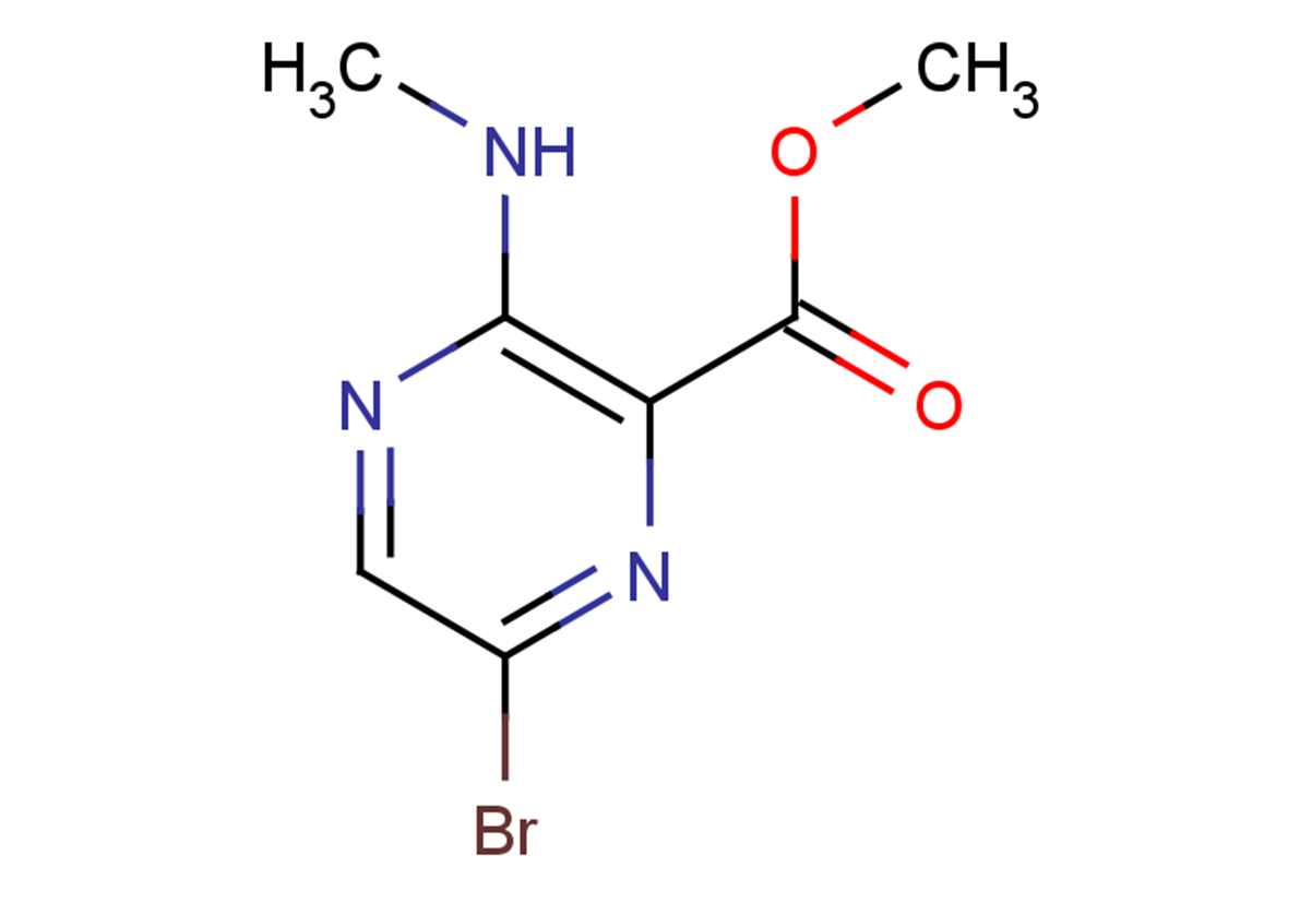 methyl 6-bromo-3-(methylamino)pyrazine-2-carboxylate