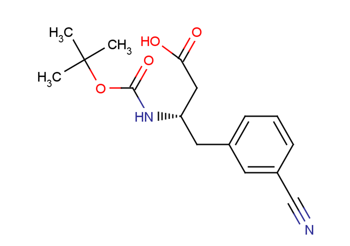 (3S)-3-{[(tert-butoxy)carbonyl]amino}-4-(3-cyanophenyl)butanoic acid