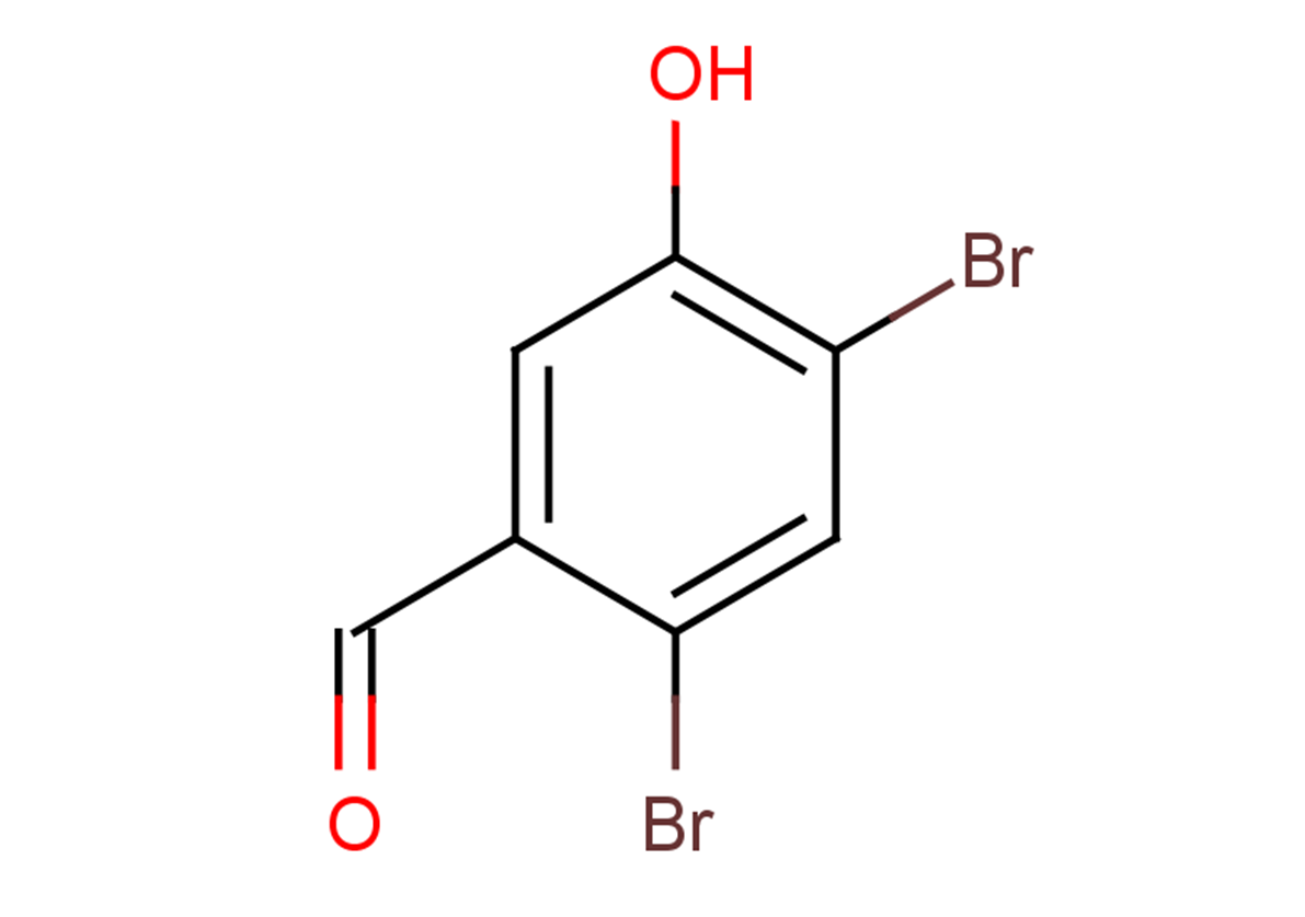 2,4-dibromo-5-hydroxybenzaldehyde