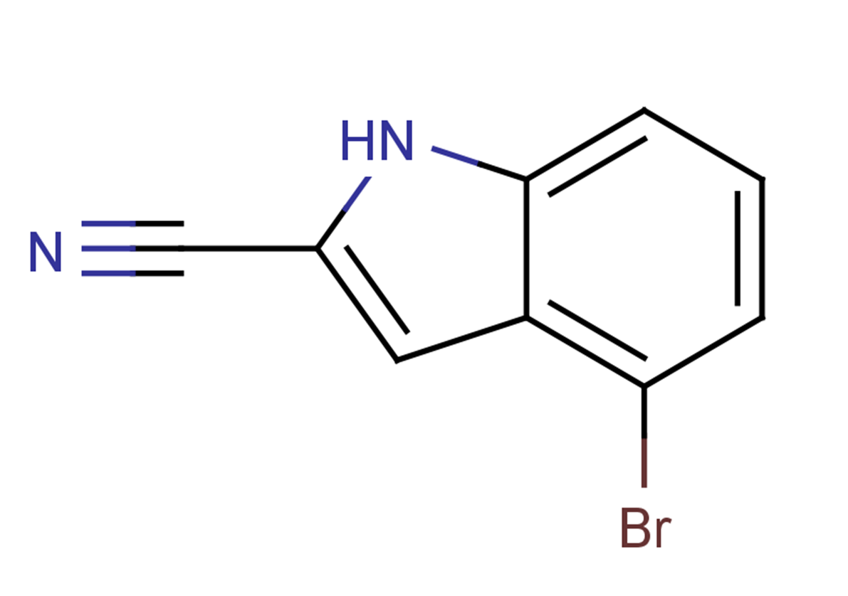 4-bromo-1H-indole-2-carbonitrile
