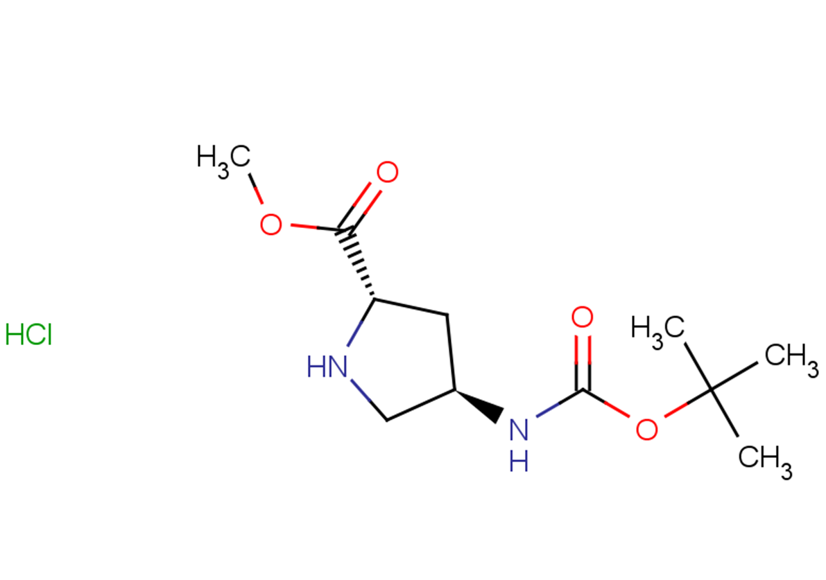 methyl (2S,4R)-4-{[(tert-butoxy)carbonyl]amino}pyrrolidine-2-carboxylate hydrochloride