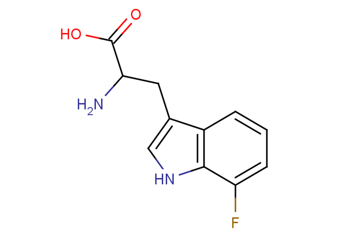 2-amino-3-(7-fluoro-1H-indol-3-yl)propanoic acid