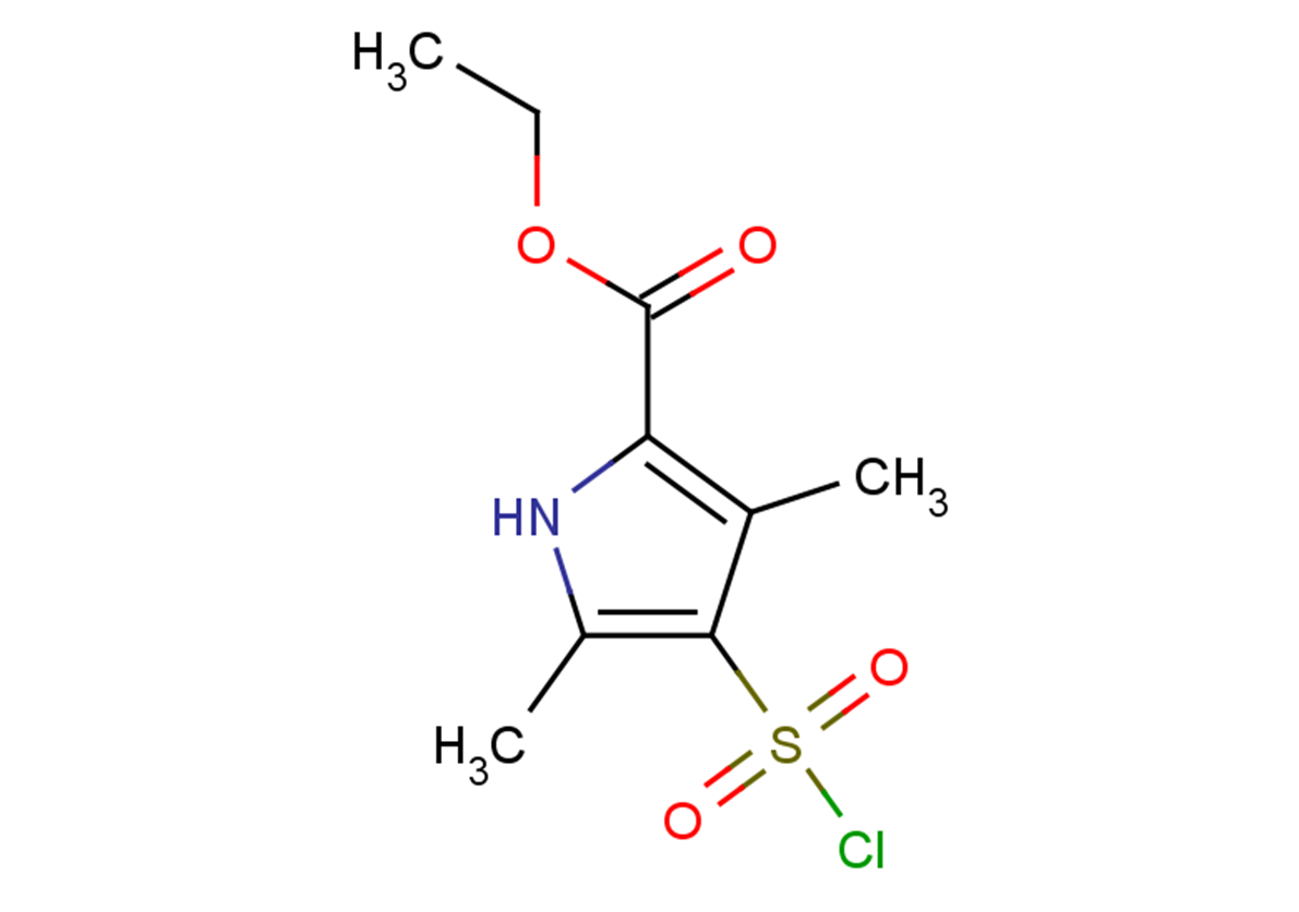ethyl 4-(chlorosulfonyl)-3,5-dimethyl-1H-pyrrole-2-carboxylate