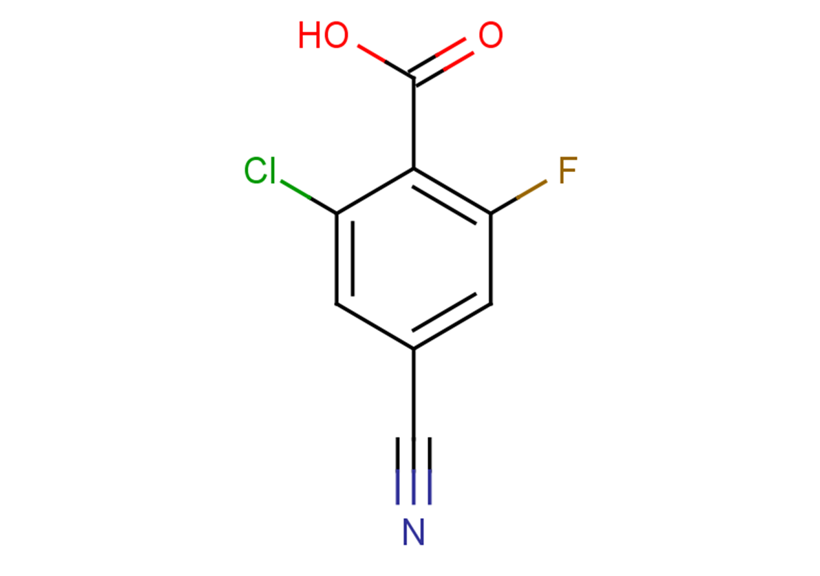 2-chloro-4-cyano-6-fluorobenzoic acid