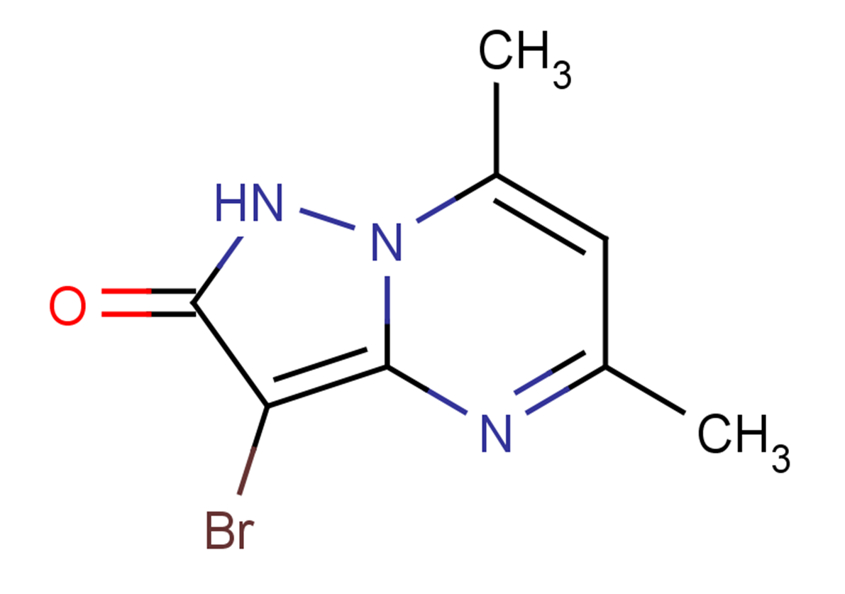 3-bromo-5,7-dimethyl-1H,2H-pyrazolo[1,5-a]pyrimidin-2-one