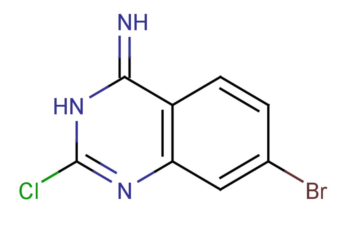 7-bromo-2-chloro-3,4-dihydroquinazolin-4-imine