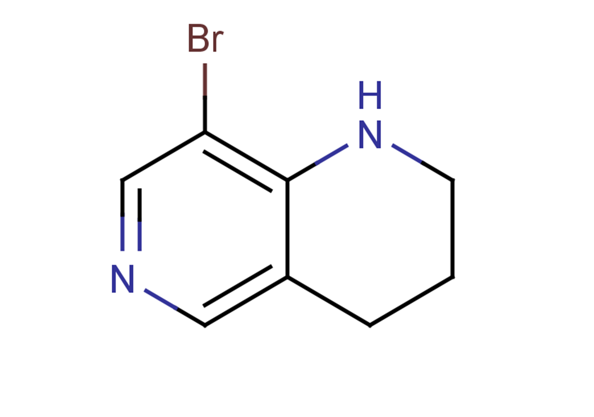 8-bromo-1,2,3,4-tetrahydro-1,6-naphthyridine