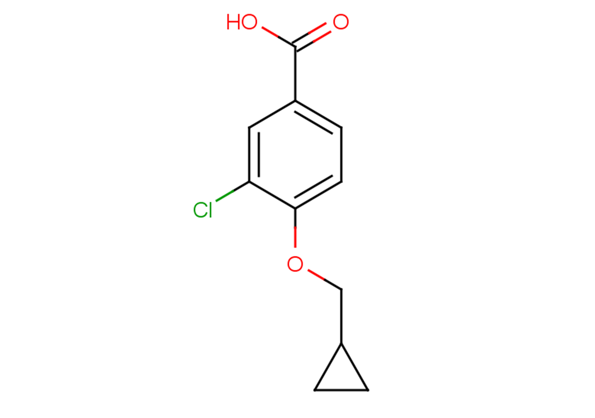 3-chloro-4-(cyclopropylmethoxy)benzoic acid