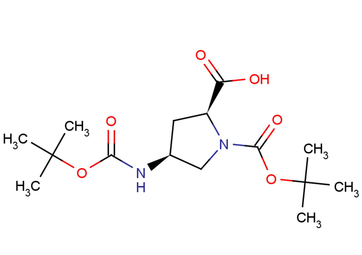 (2S,4S)-1-[(tert-butoxy)carbonyl]-4-{[(tert-butoxy)carbonyl]amino}pyrrolidine-2-carboxylic acid