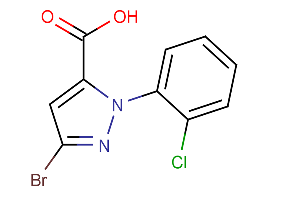 3-bromo-1-(2-chlorophenyl)-1H-pyrazole-5-carboxylic acid