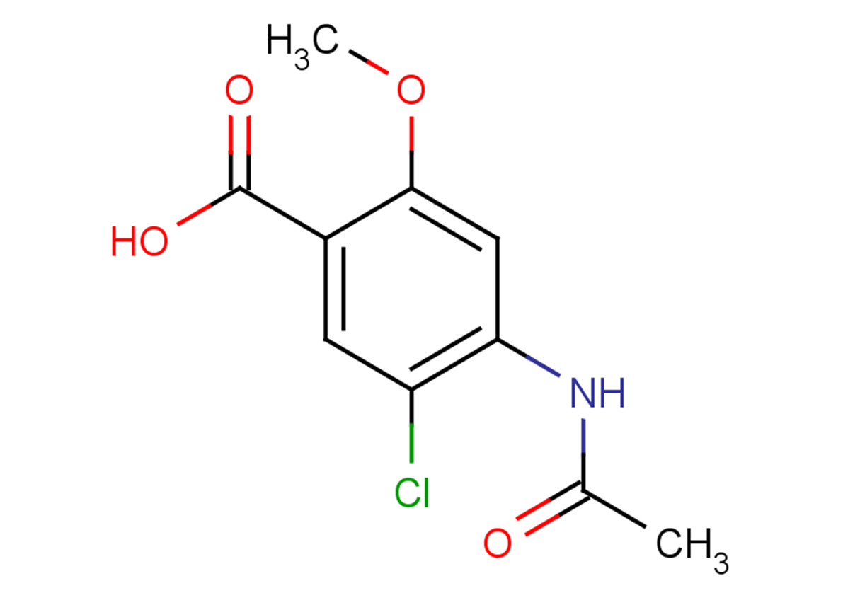 5-chloro-4-acetamido-2-methoxybenzoic acid