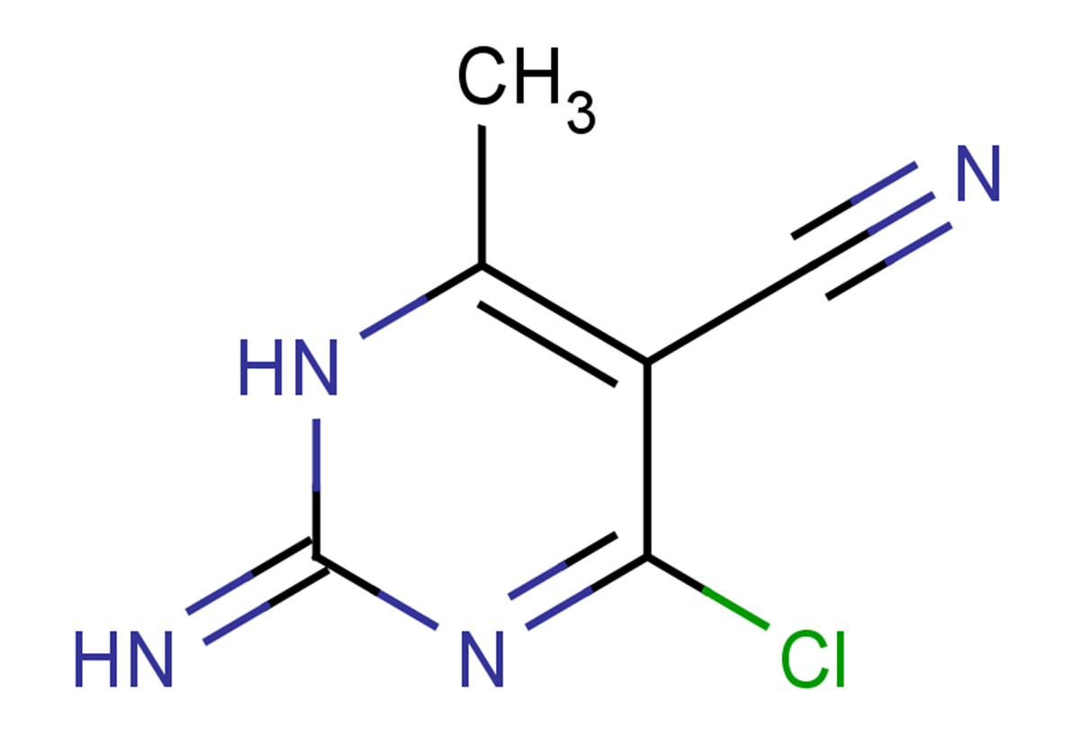 4-chloro-2-imino-6-methyl-1,2-dihydropyrimidine-5-carbonitrile