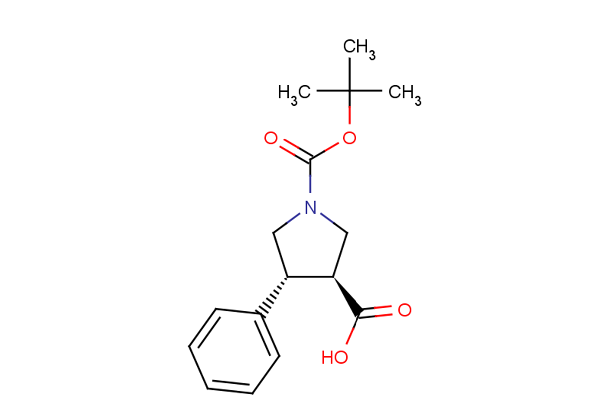 (3S,4R)-1-[(tert-butoxy)carbonyl]-4-phenylpyrrolidine-3-carboxylic acid