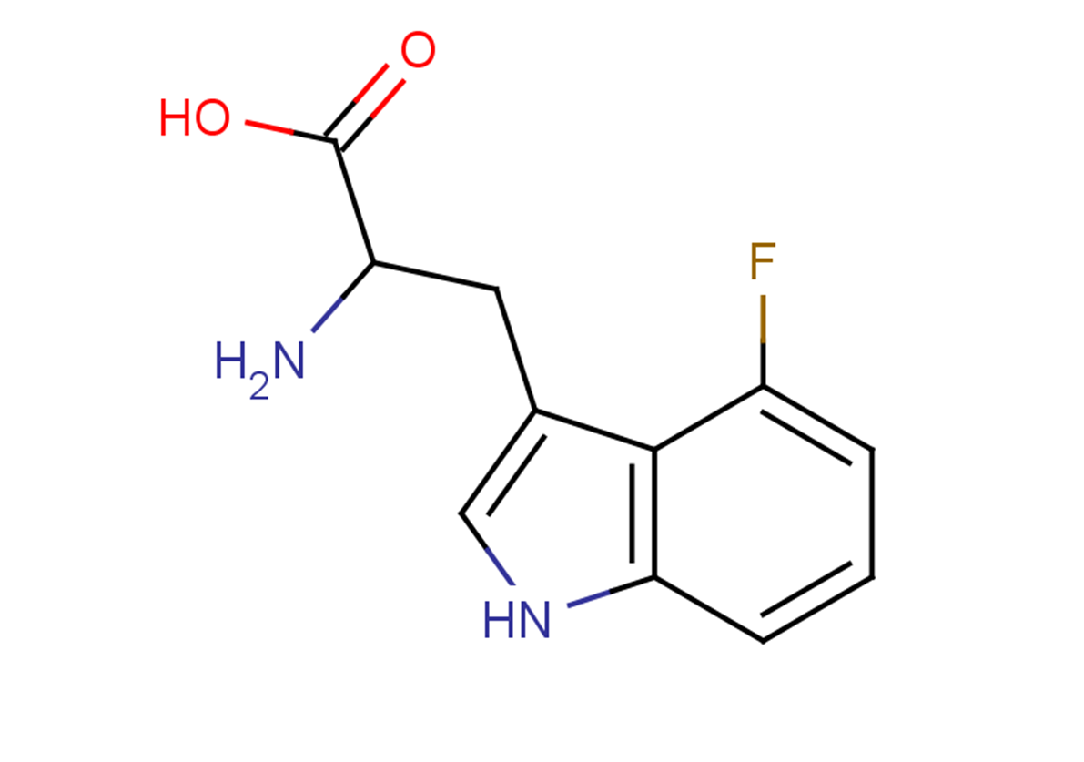 2-amino-3-(4-fluoro-1H-indol-3-yl)propanoic acid