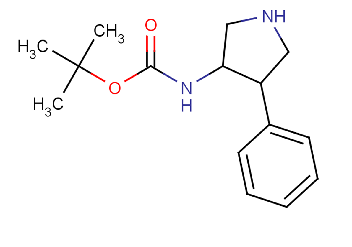 tert-butyl N-(4-phenylpyrrolidin-3-yl)carbamate