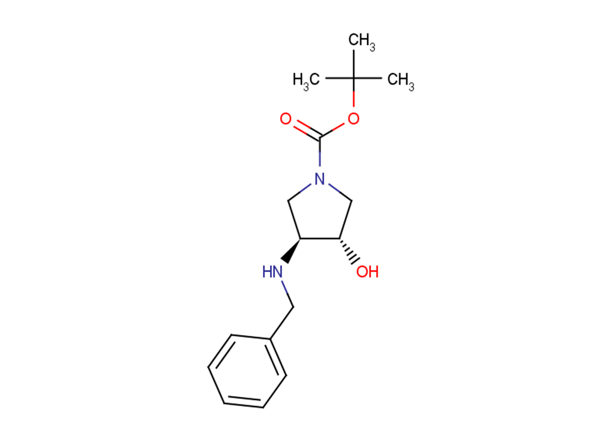 tert-butyl (3S,4S)-3-(benzylamino)-4-hydroxypyrrolidine-1-carboxylate