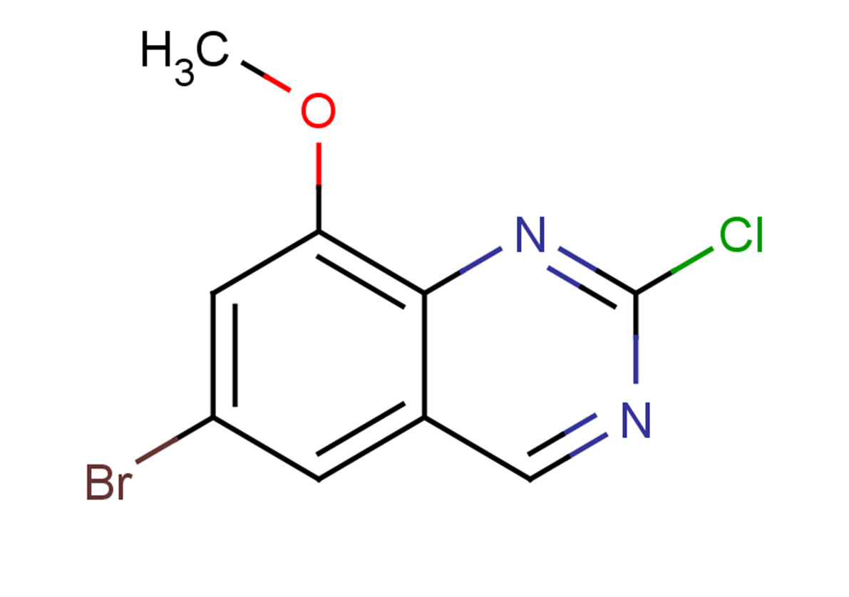 6-bromo-2-chloro-8-methoxyquinazoline