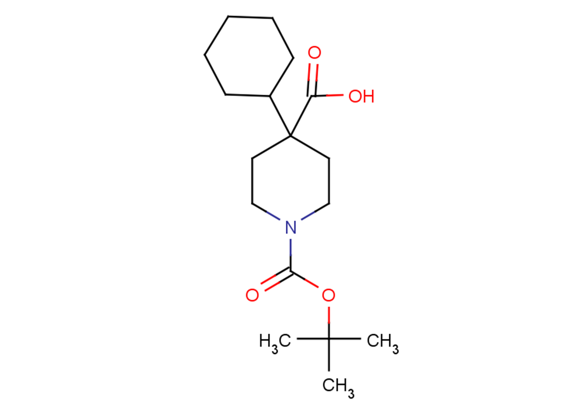 1-[(tert-butoxy)carbonyl]-4-cyclohexylpiperidine-4-carboxylic acid