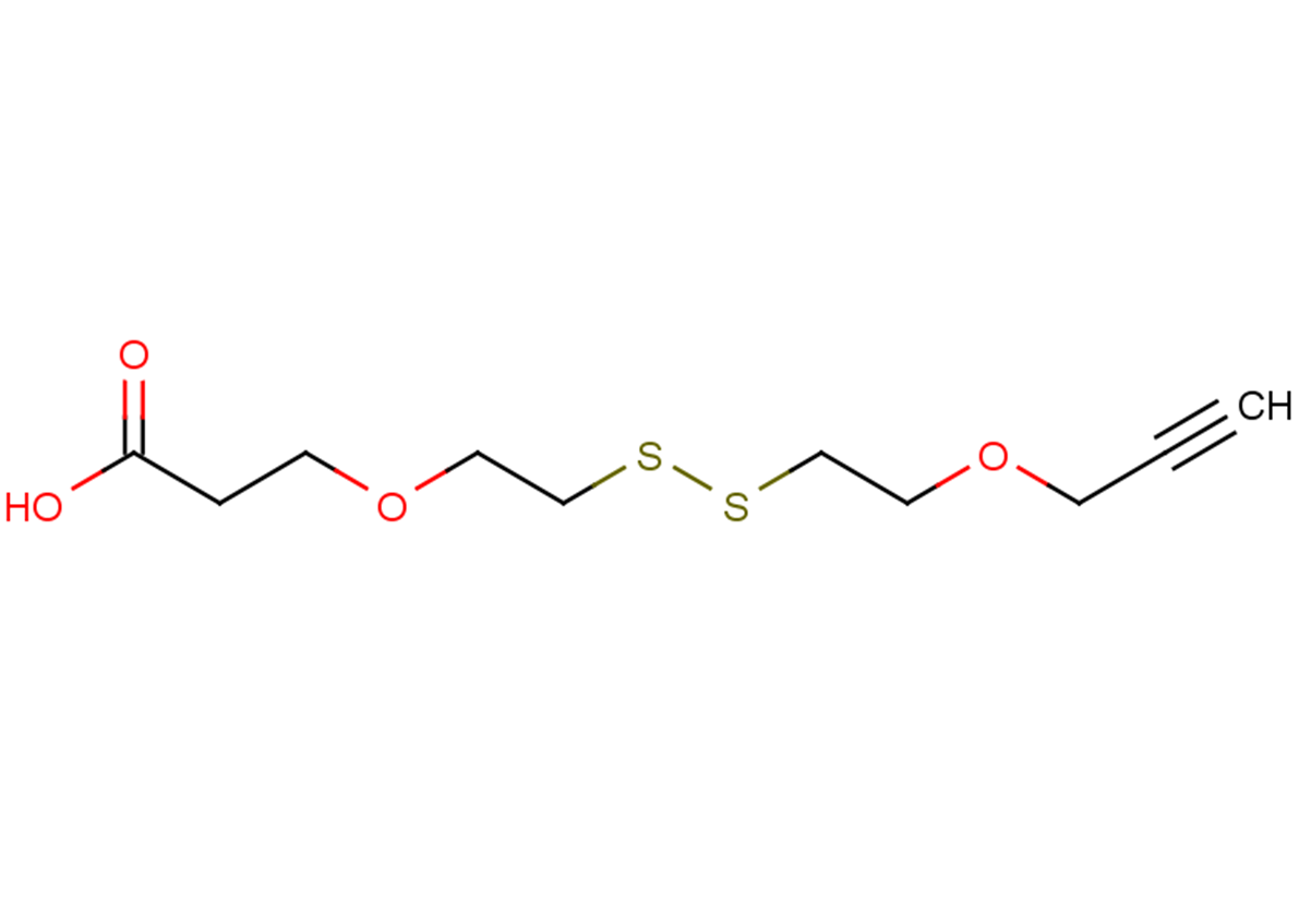 3-(2-{[2-(prop-2-yn-1-yloxy)ethyl]disulfanyl}ethoxy)propanoic acid