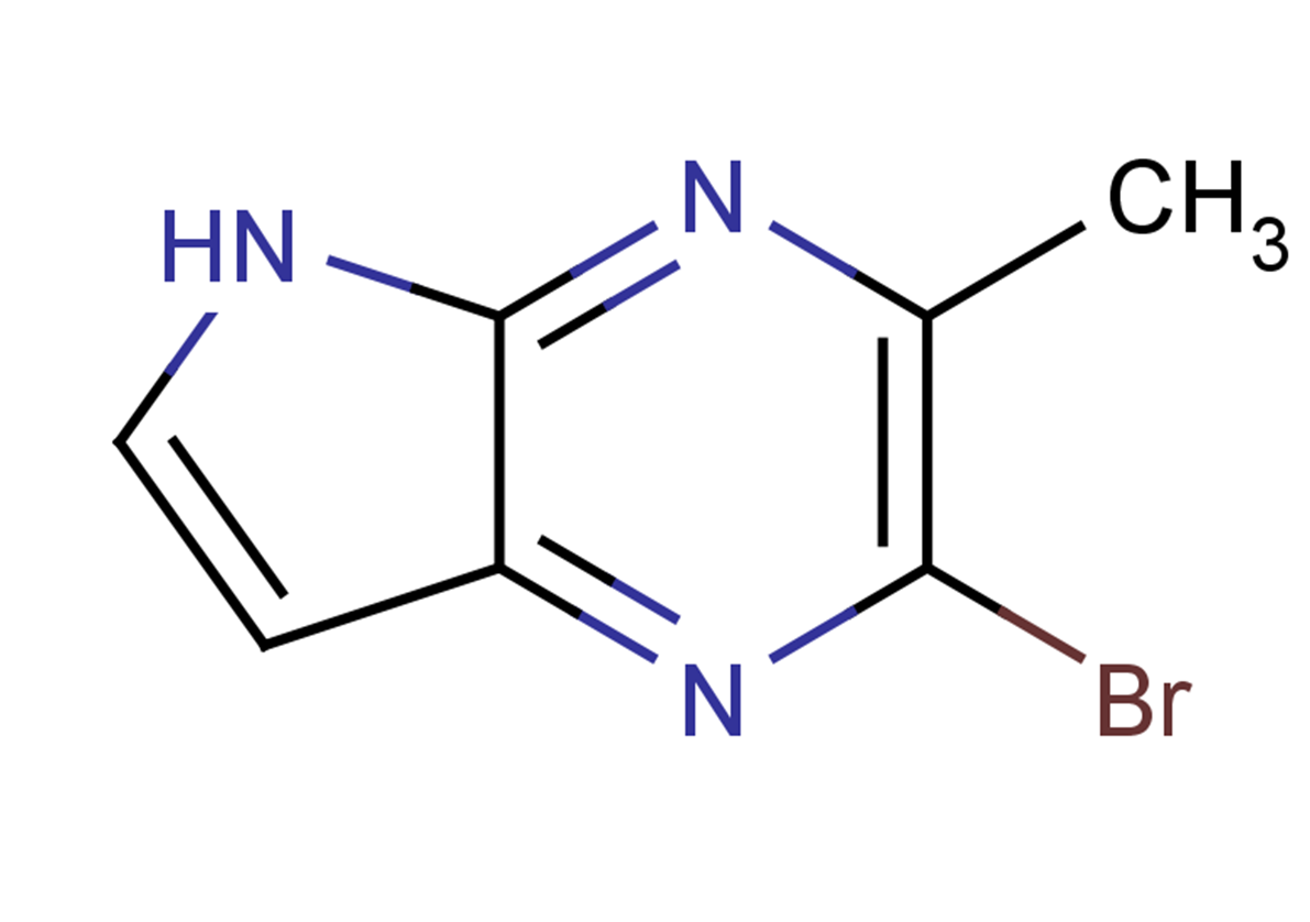 2-bromo-3-methyl-5H-pyrrolo[2,3-b]pyrazine