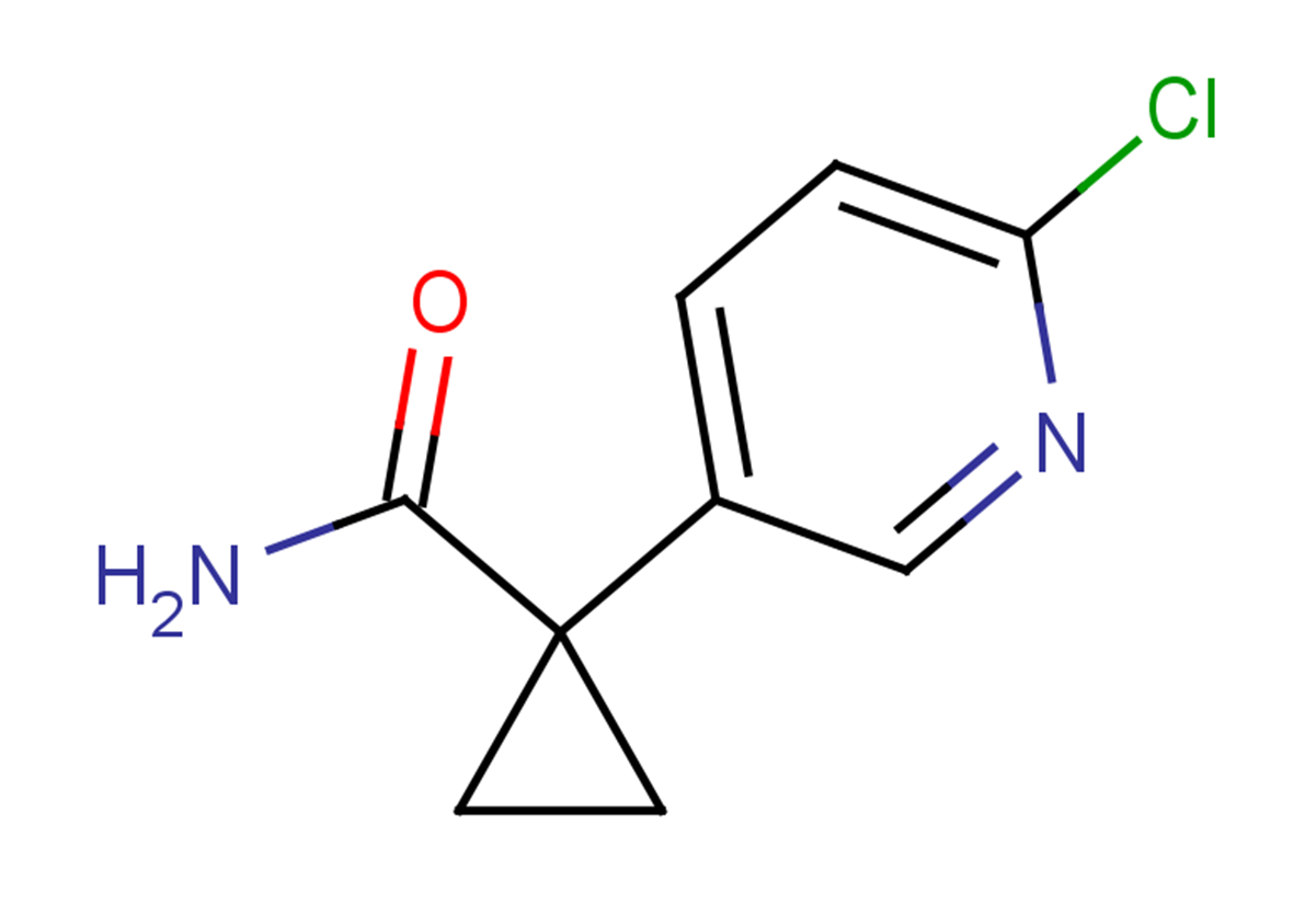 1-(6-chloropyridin-3-yl)cyclopropane-1-carboxamide