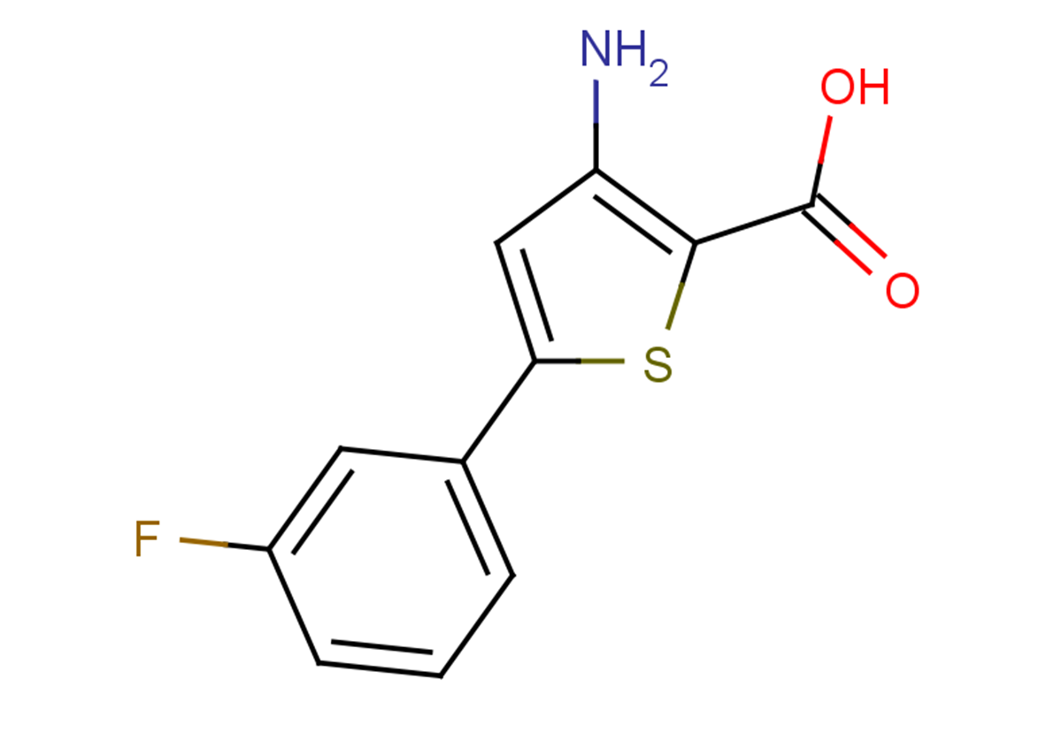 3-amino-5-(3-fluorophenyl)thiophene-2-carboxylic acid