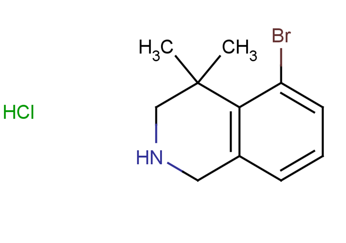 5-bromo-4,4-dimethyl-1,2,3,4-tetrahydroisoquinoline hydrochloride