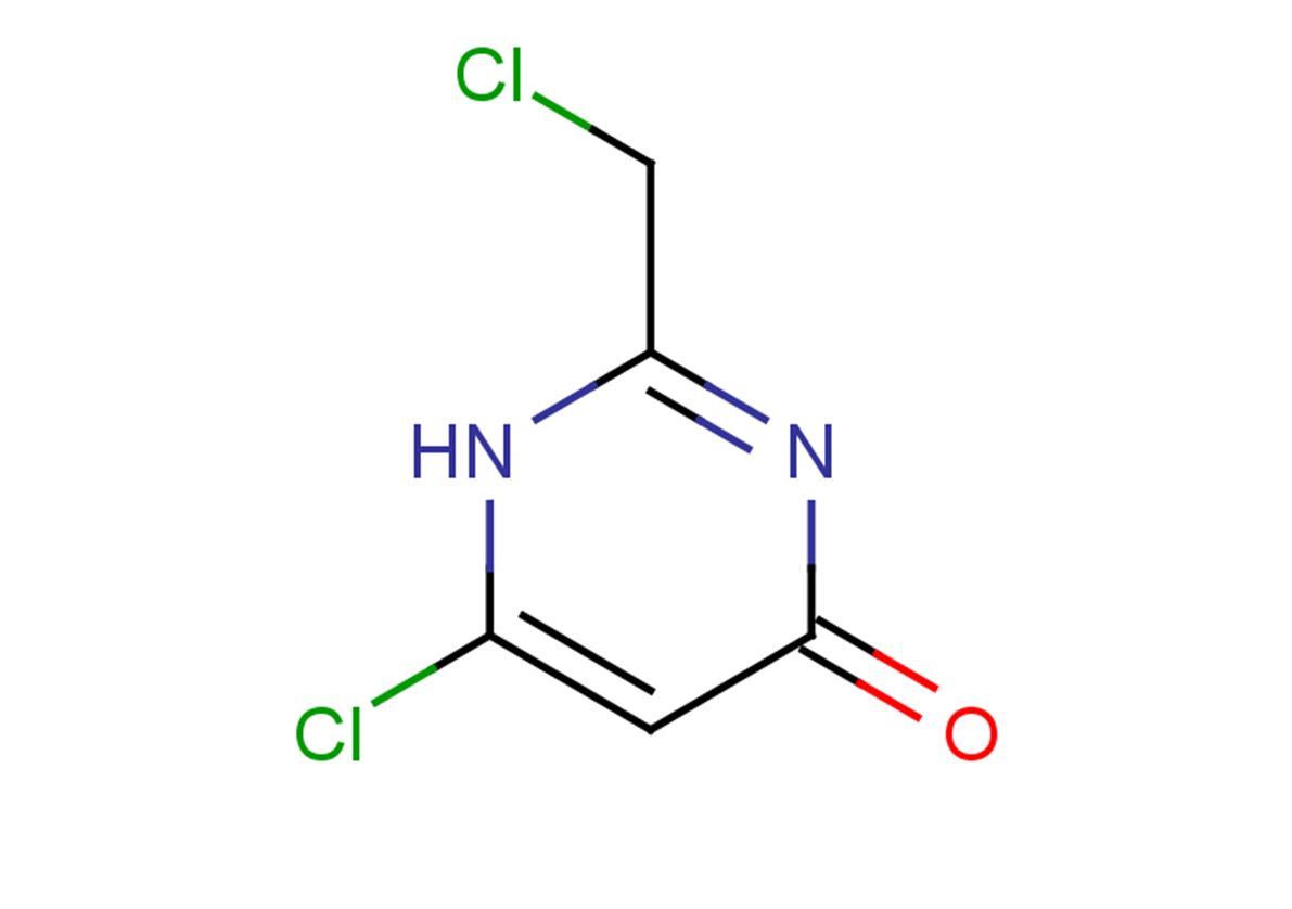 6-chloro-2-(chloromethyl)-1,4-dihydropyrimidin-4-one