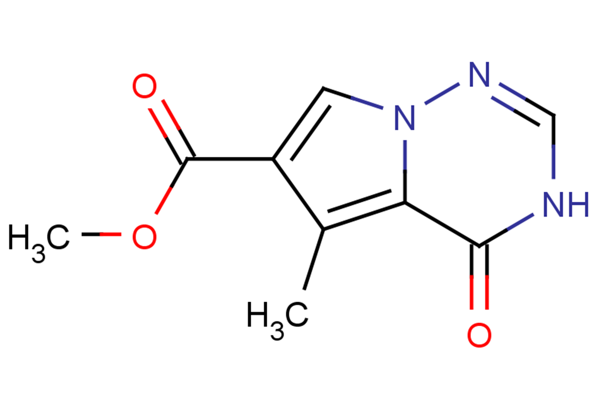 methyl 5-methyl-4-oxo-3H,4H-pyrrolo[2,1-f][1,2,4]triazine-6-carboxylate