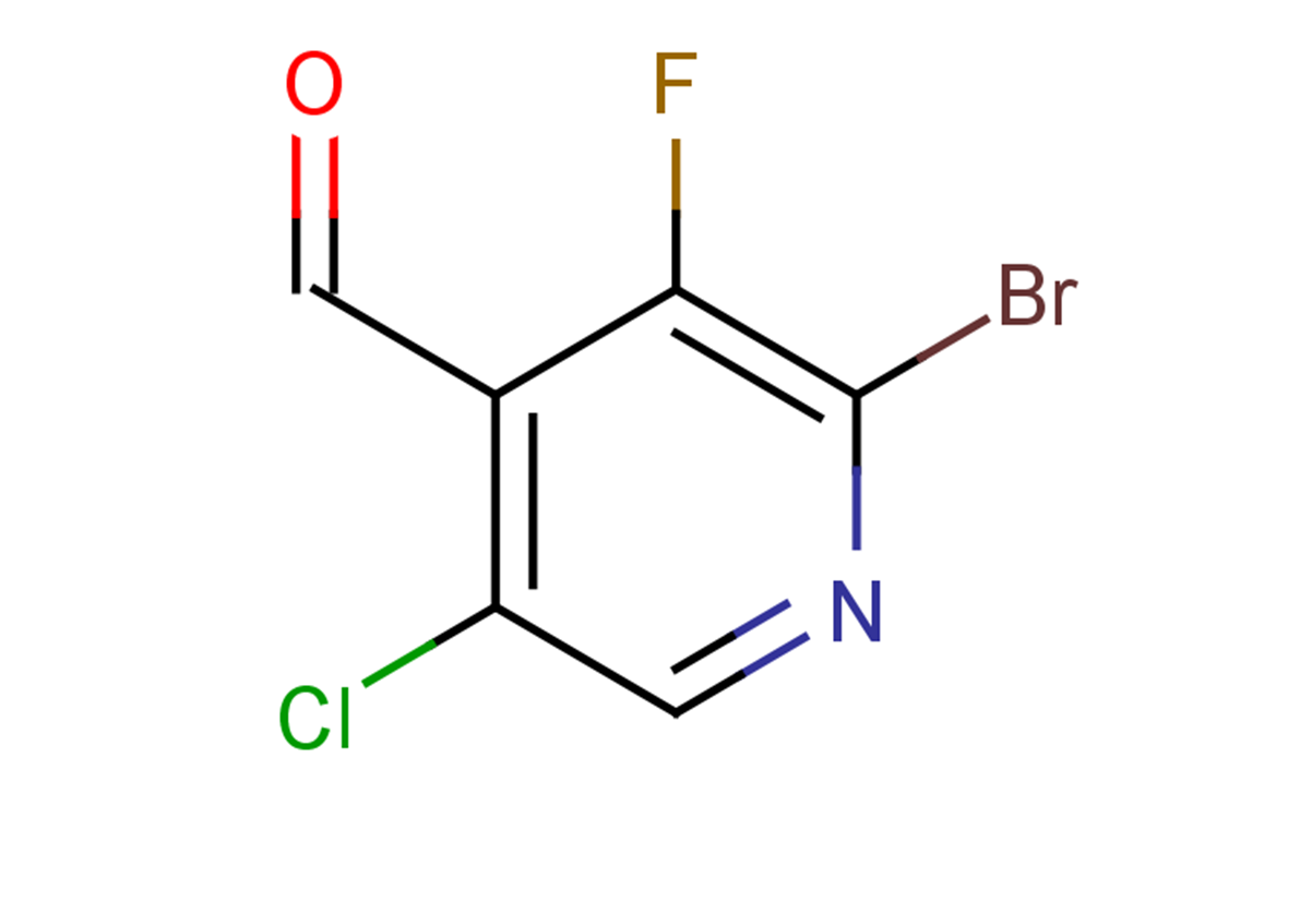 2-bromo-5-chloro-3-fluoropyridine-4-carbaldehyde