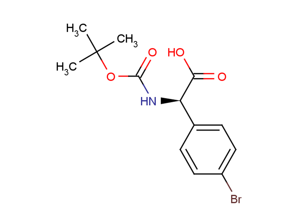 (2R)-2-(4-bromophenyl)-2-{[(tert-butoxy)carbonyl]amino}acetic acid