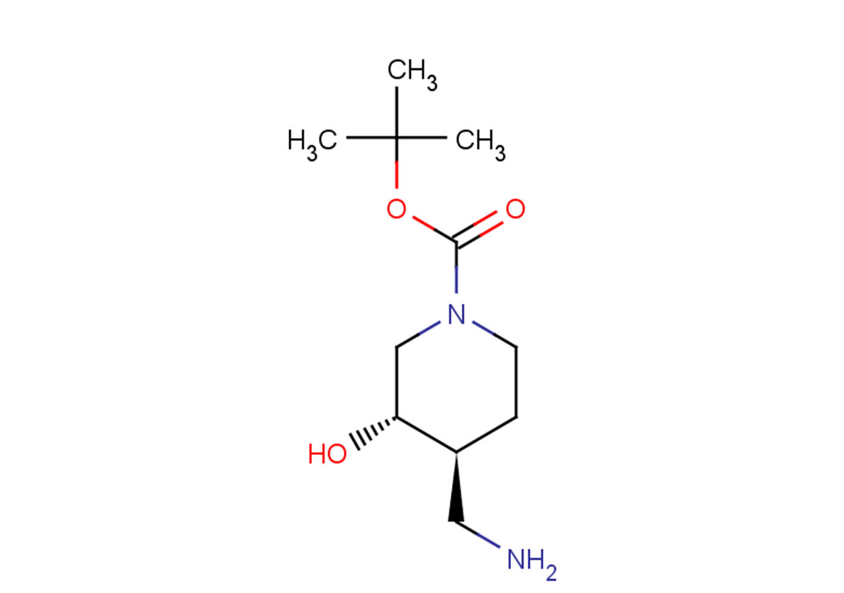tert-butyl (3S,4S)-4-(aminomethyl)-3-hydroxypiperidine-1-carboxylate