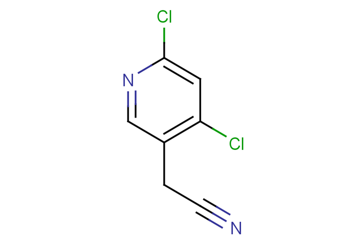 2-(4,6-dichloropyridin-3-yl)acetonitrile